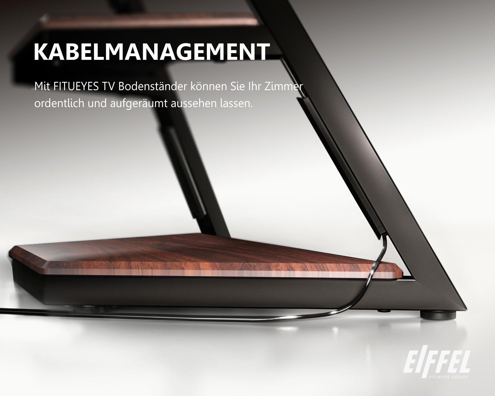 fernsehständer mit Kabelmanagement