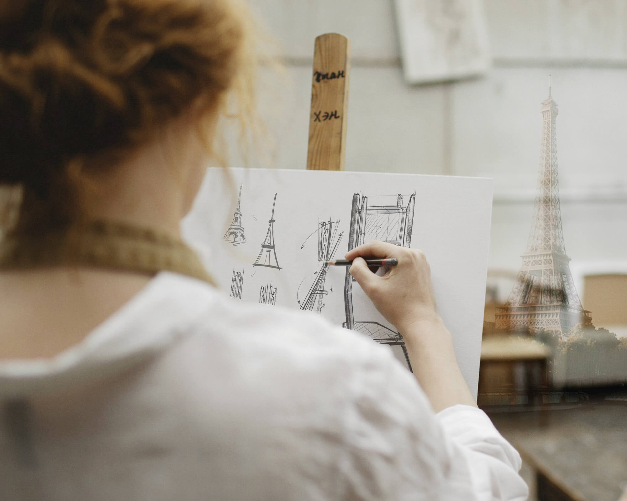 Eiffel FT65 TV-standaard met wielen