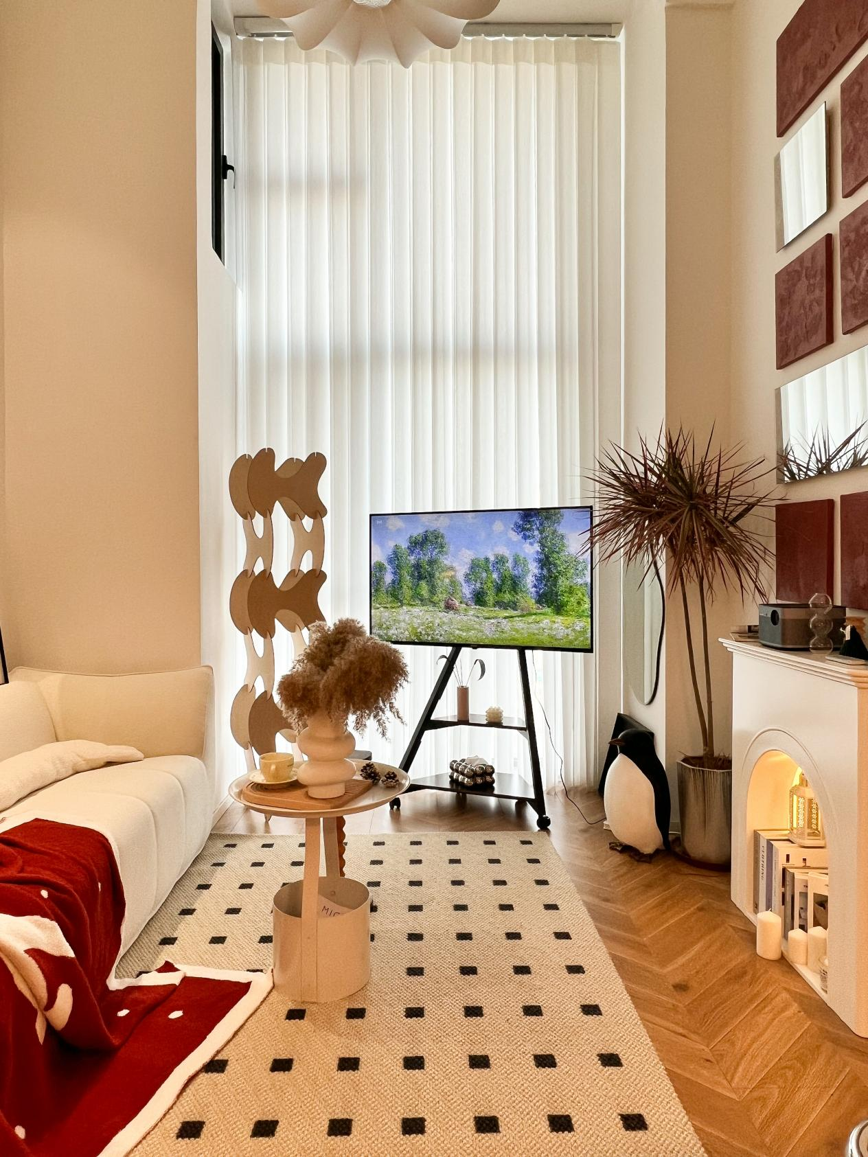 rollbarer fernsehständer-schwarz-Eiffel FT75