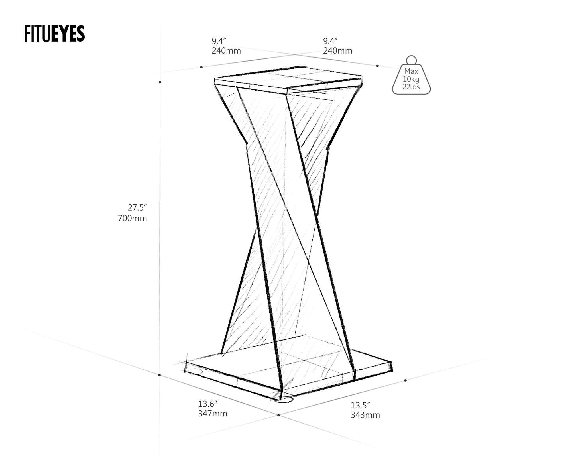 Eiffel SS luidsprekerstandaard