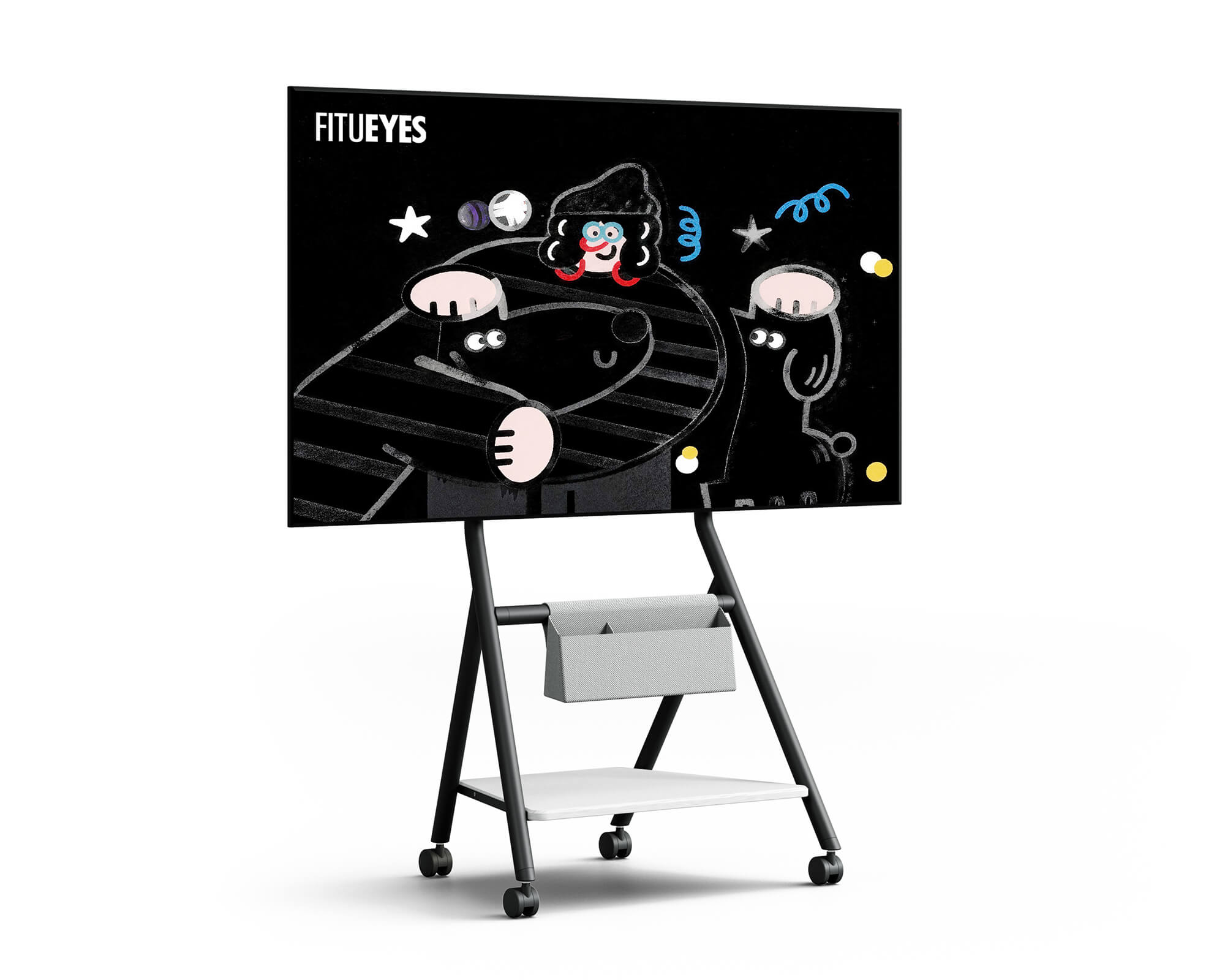 Collector TC65 TV-Ständer mit Rollen