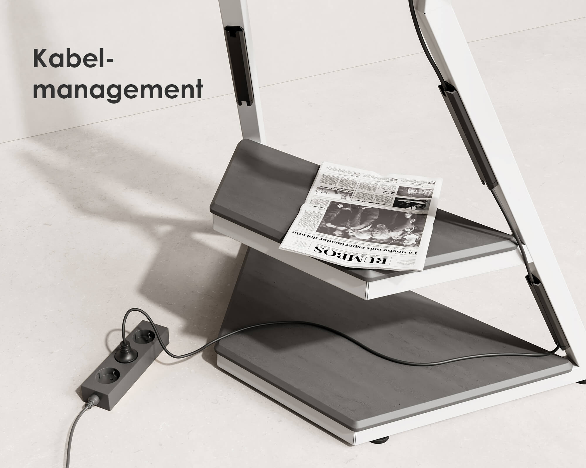 Eiffel FT65 TV-standaard met wielen