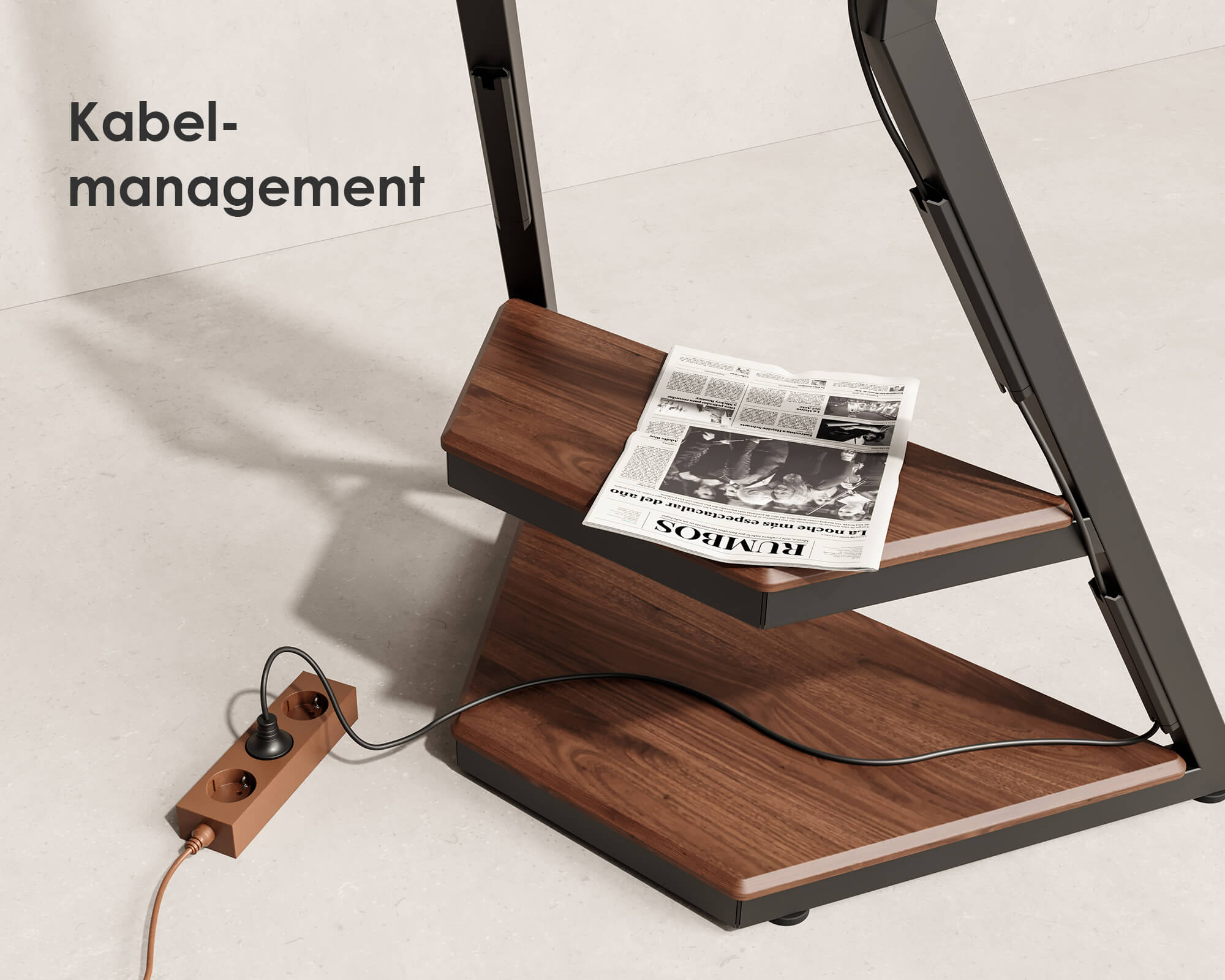 Eiffel TV Stand with Ambient Lighting