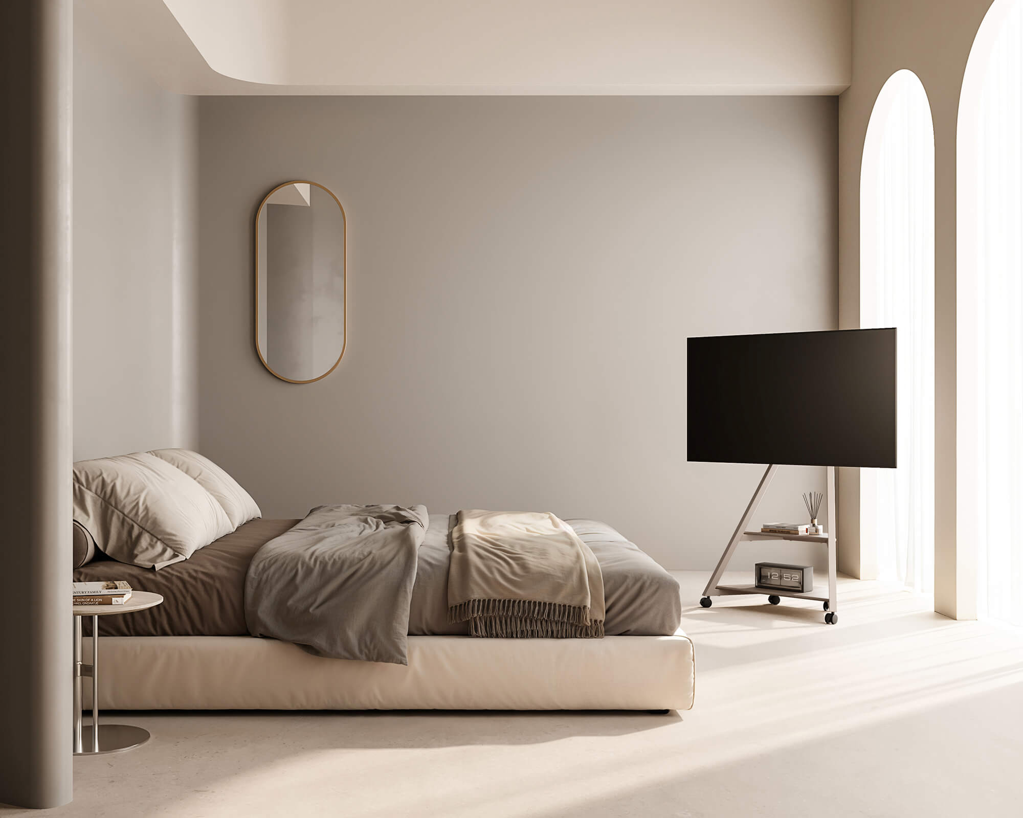 Eiffel FT65 TV-standaard met wielen