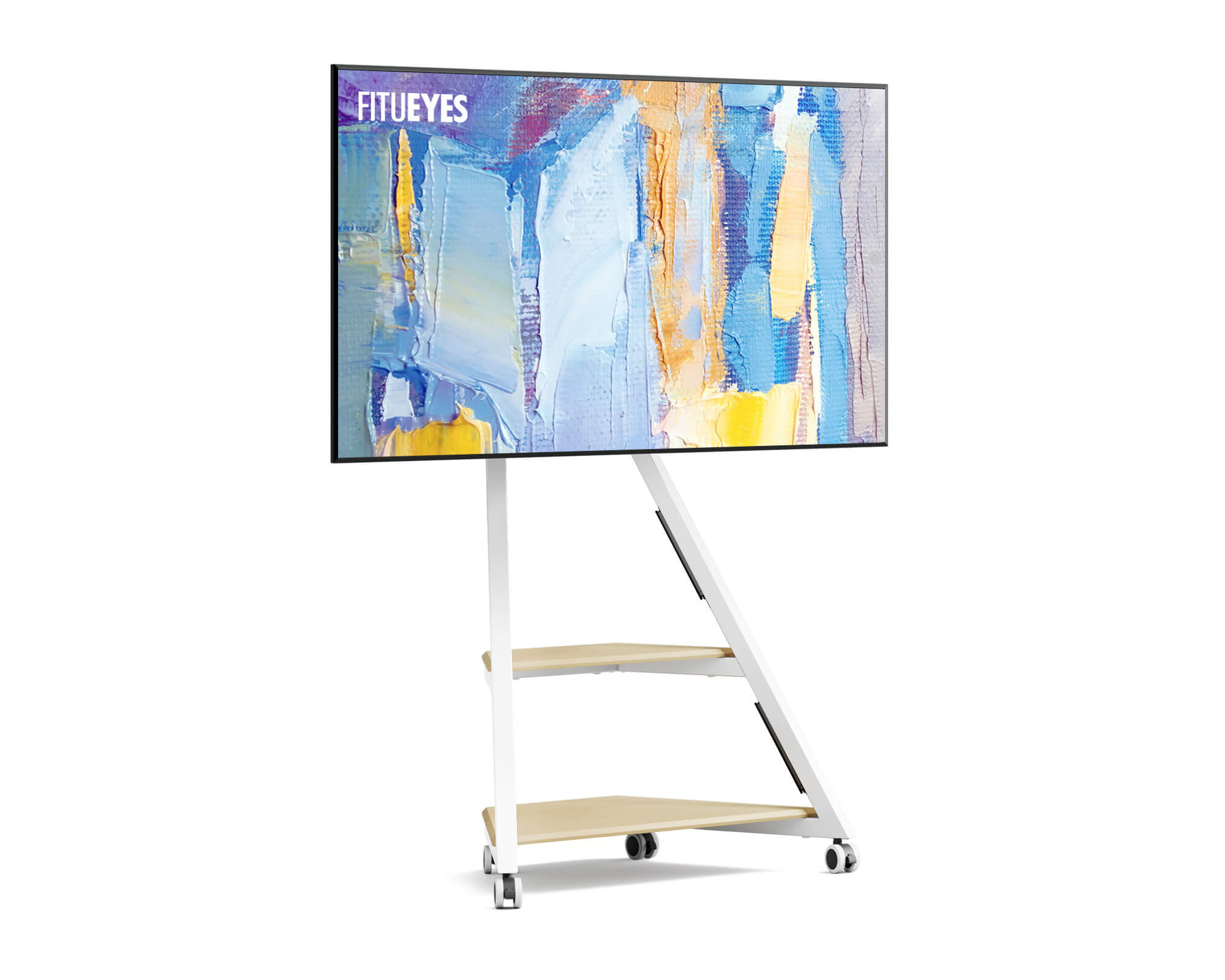 Eiffel TV Ständer mit Rollen