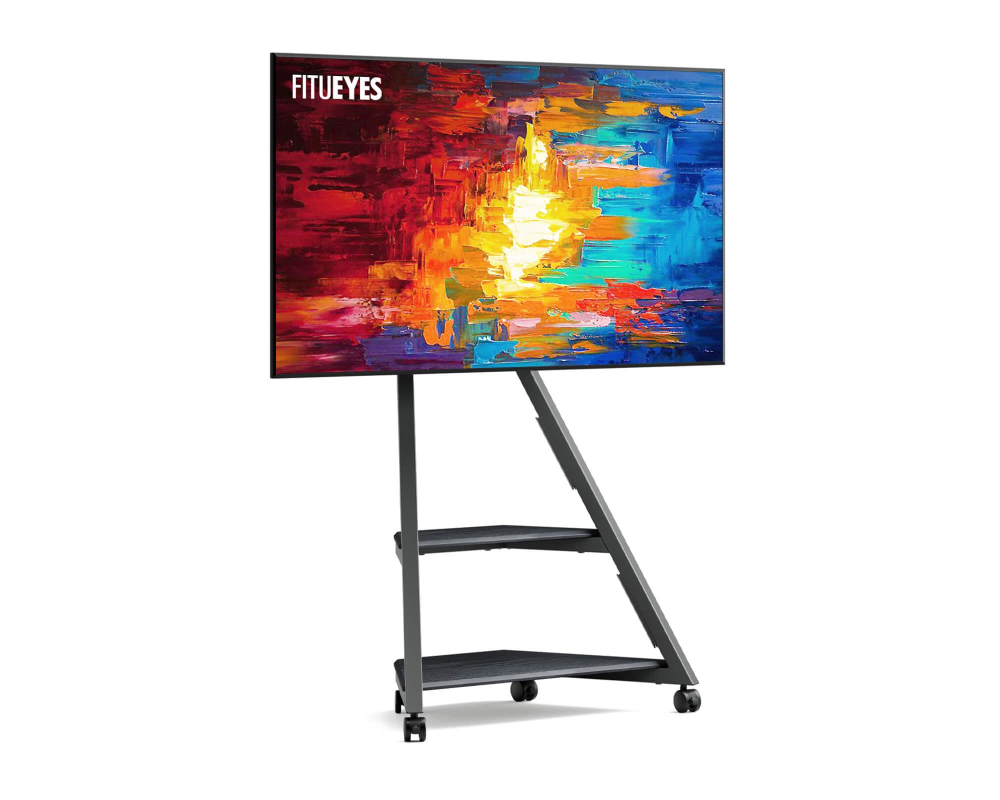 Eiffel TV Ständer mit Rollen