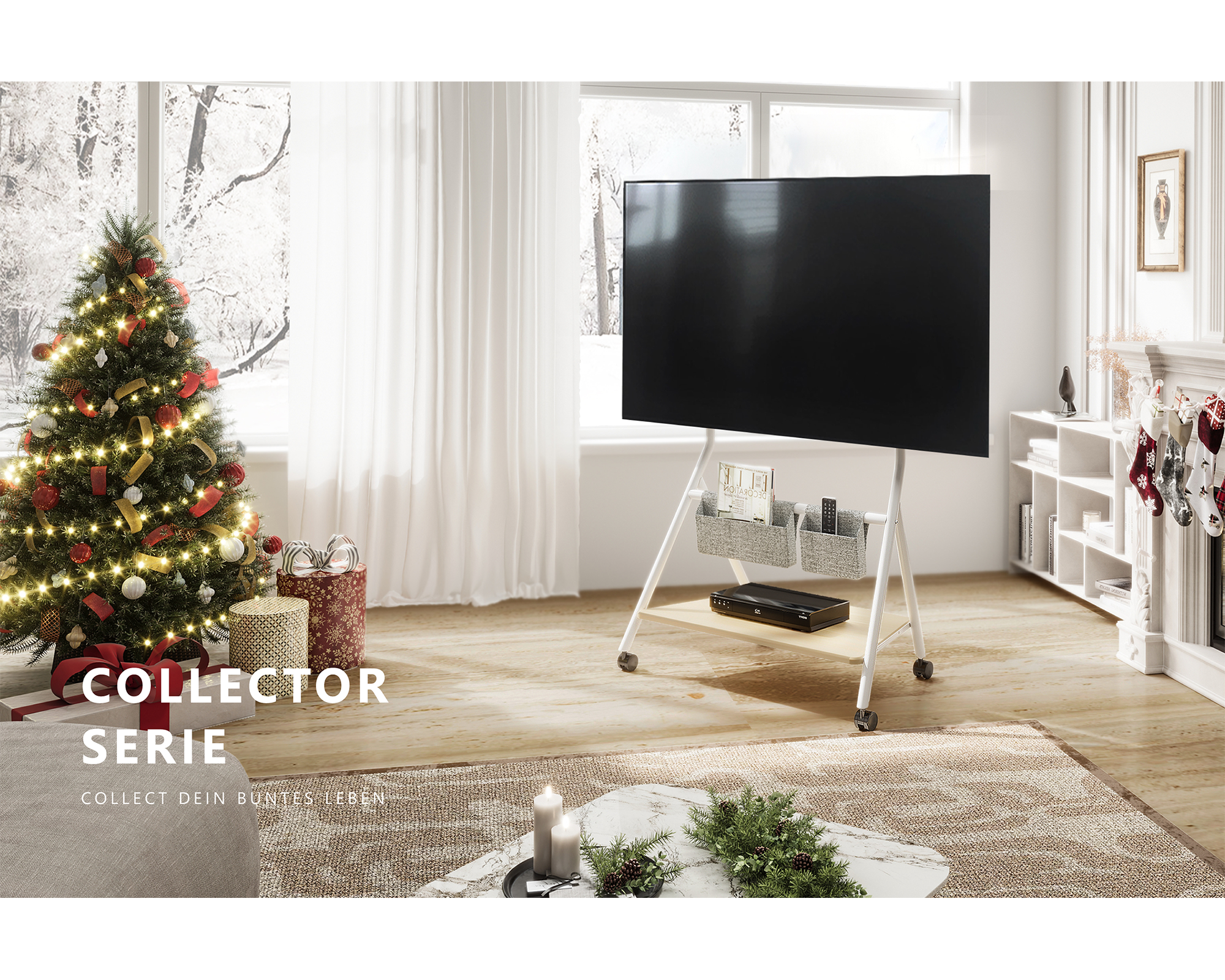 Collector TC78 TV-standaard met wielen