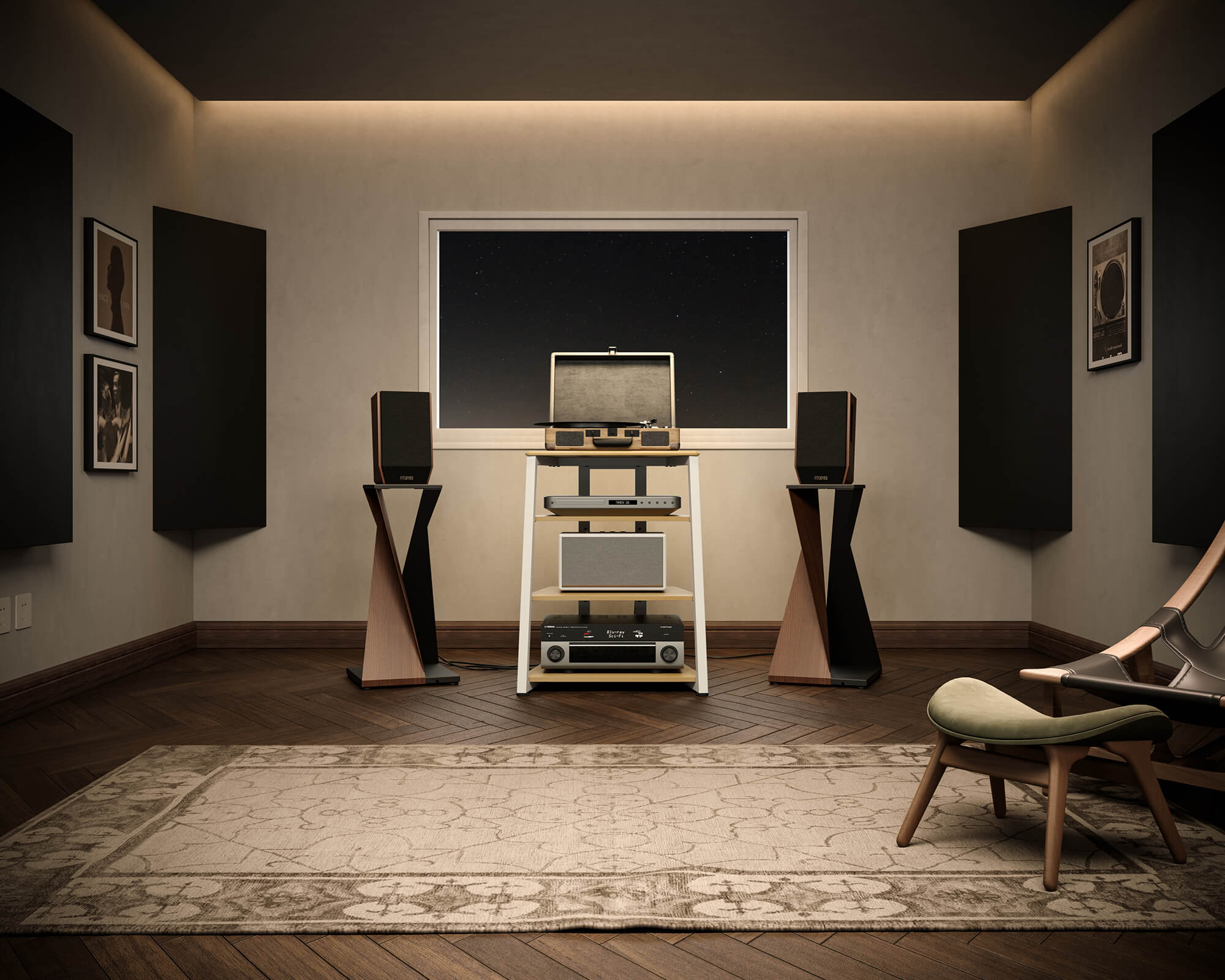 Eiffel AS07 HIFI Rack