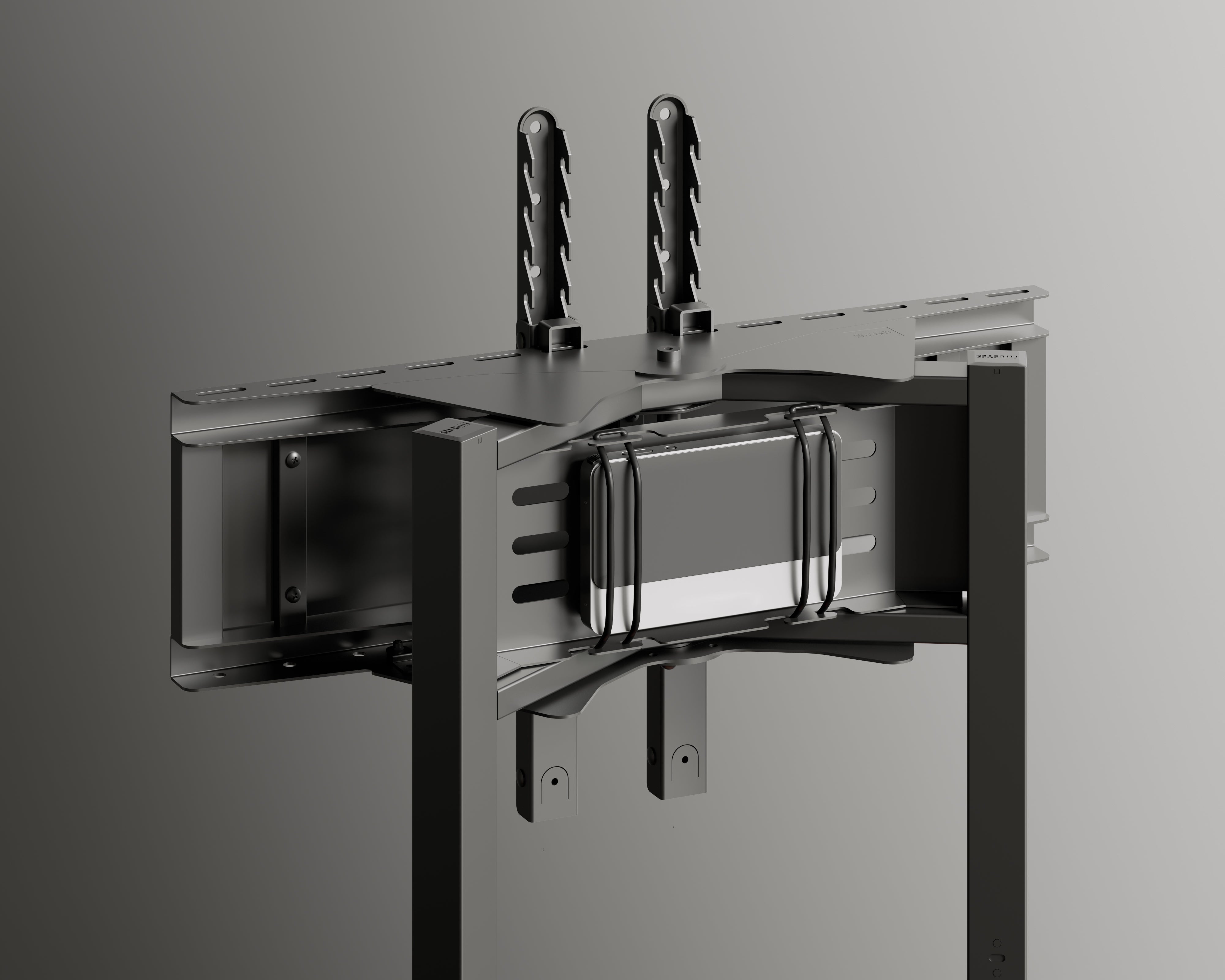 tv ständer mit TV-Box-Stauraum