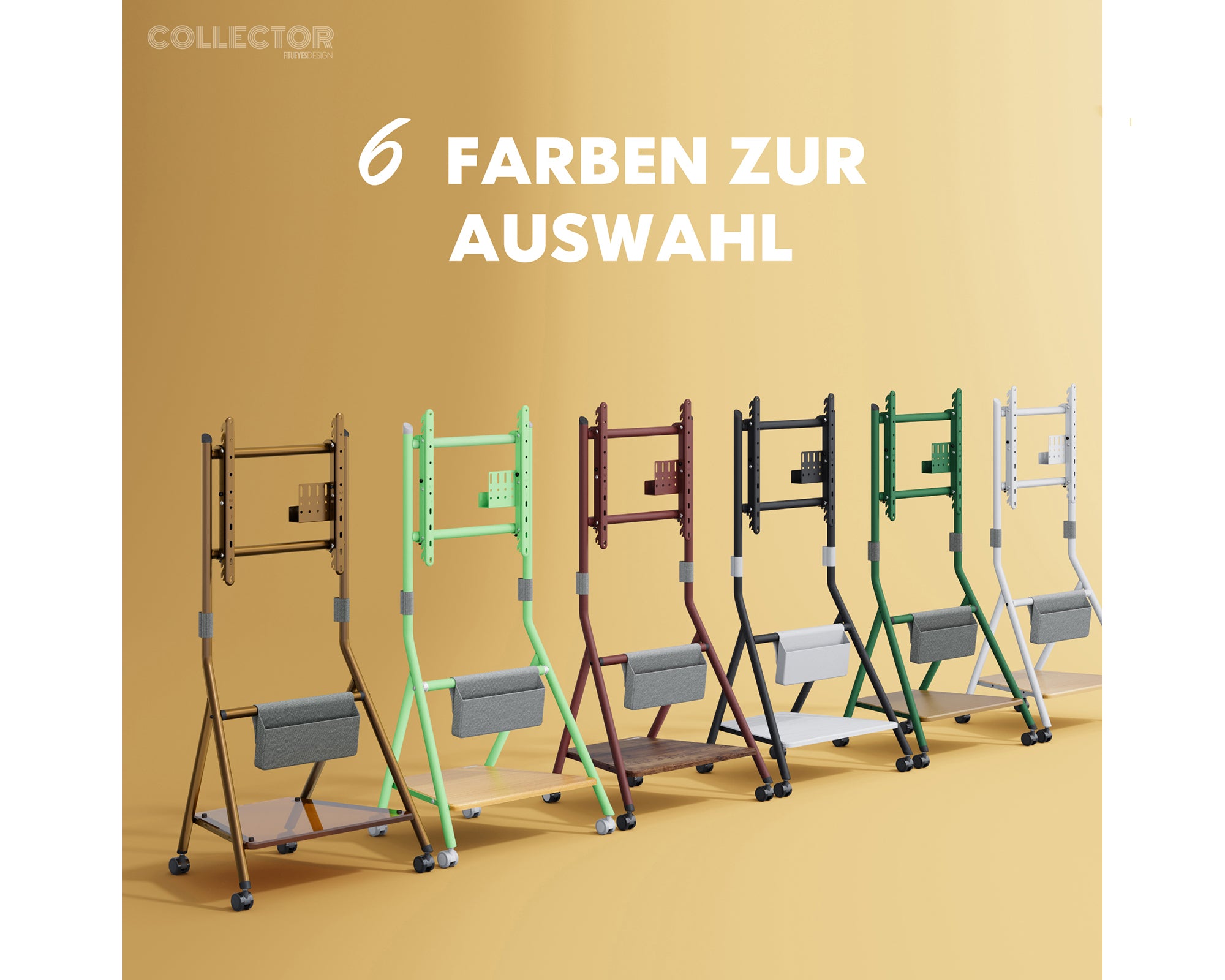 Collector TC65 TV-Ständer mit Rollen