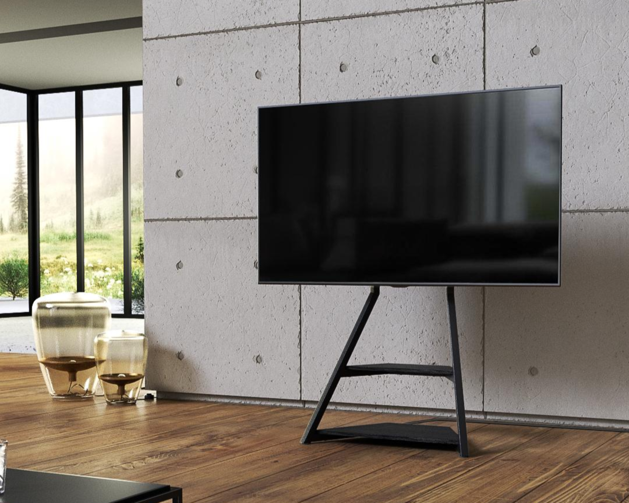 tv staender schwarz eiffel ft75