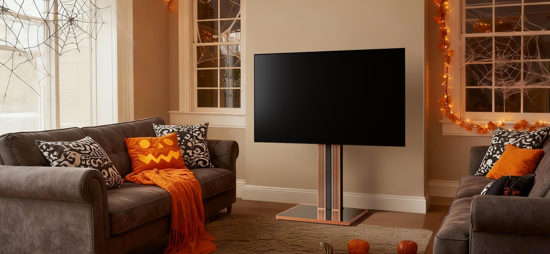 Luxus TV Standfuss im Wohzimmer Cantor Serie