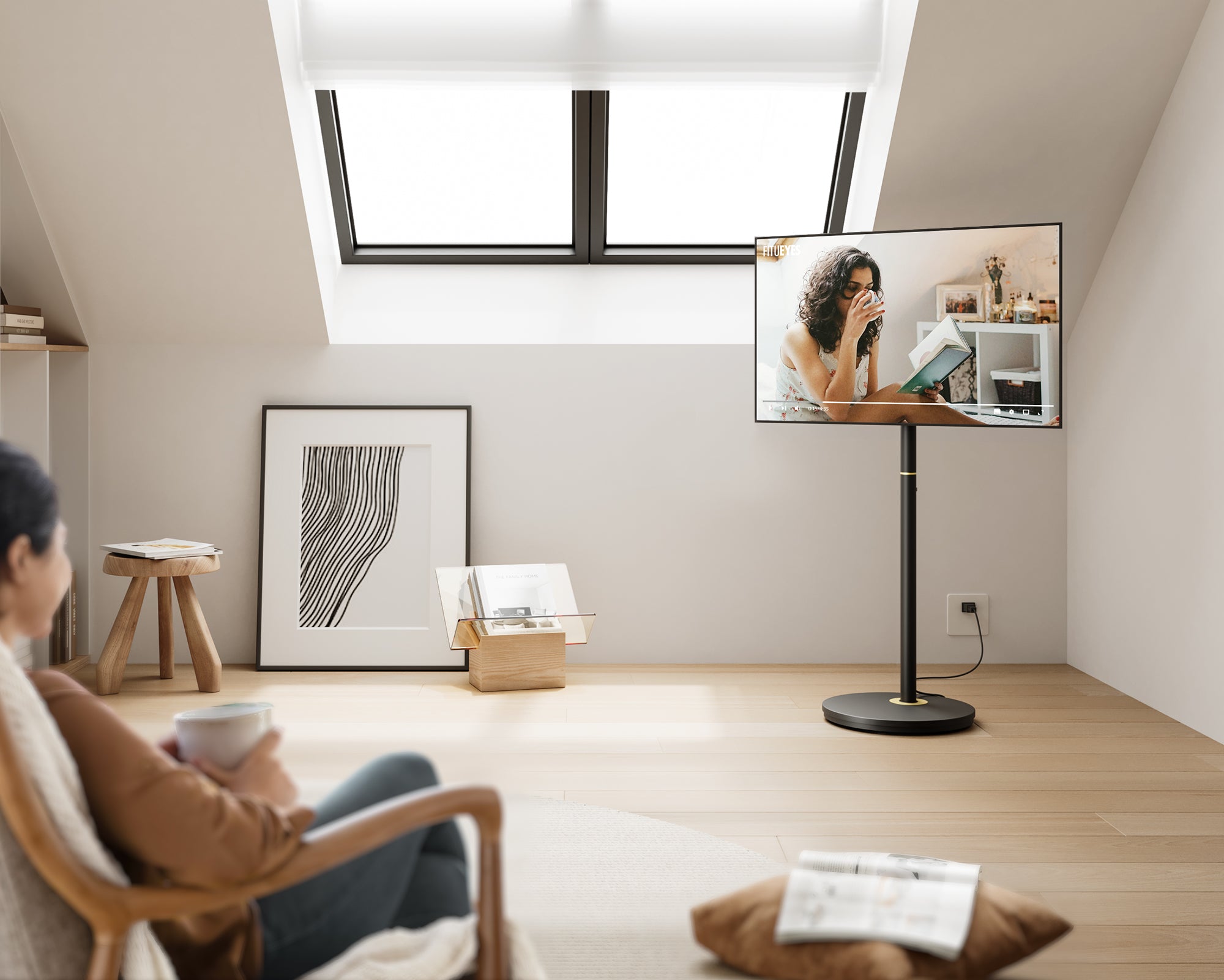 Master V2 FT48 TV-standaard met wielen