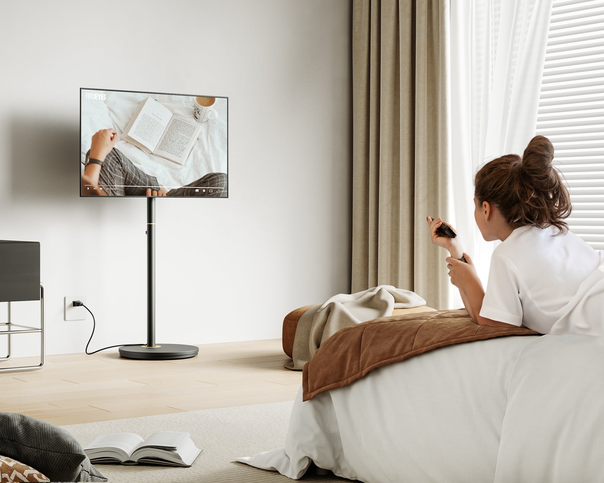Master V2 FT48 TV-standaard met wielen