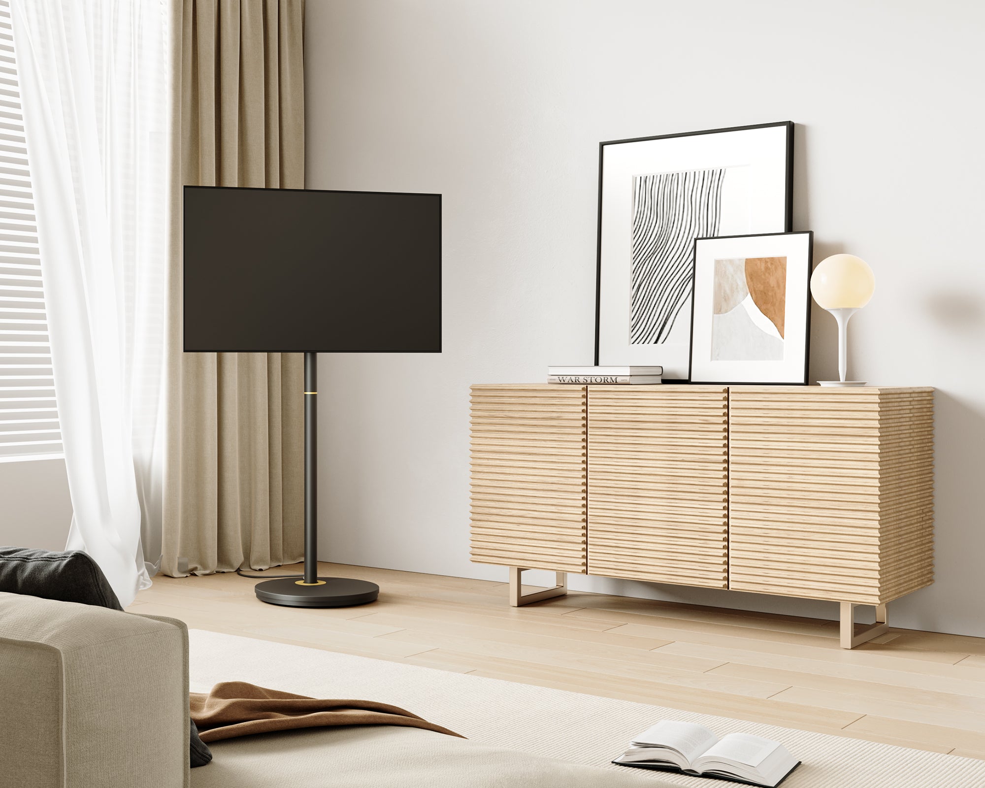 Master V2 FT48 TV-standaard met wielen