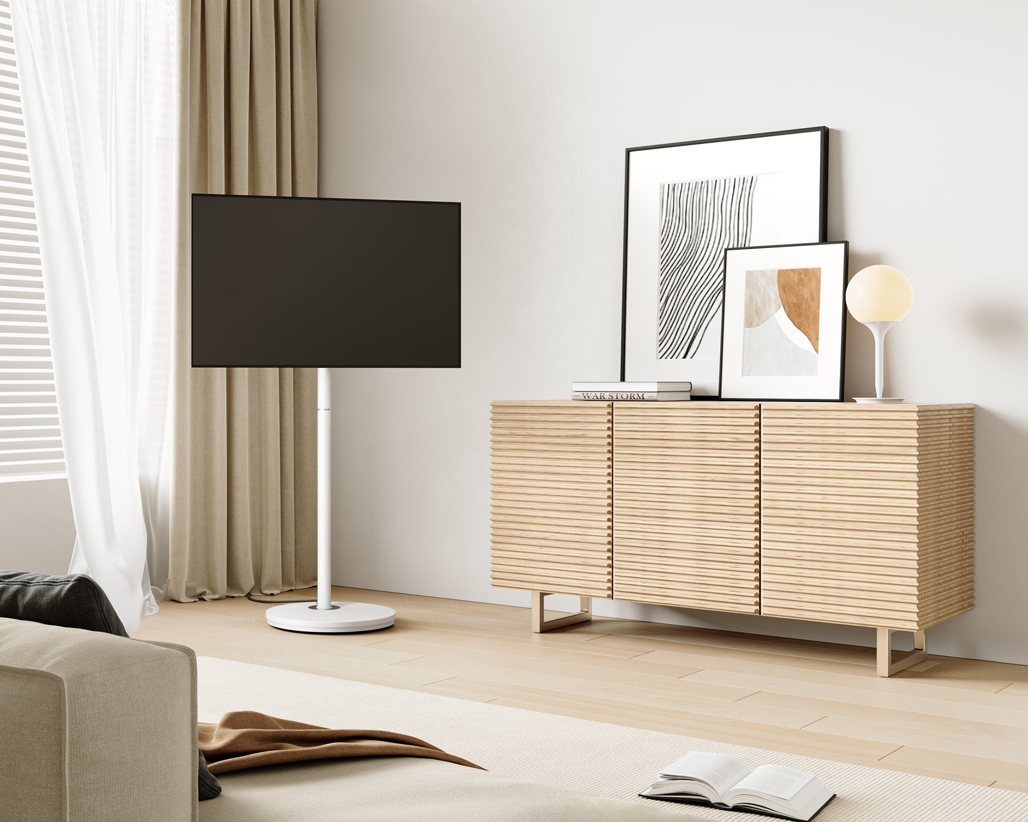 Master V2 FT48 TV-standaard met wielen