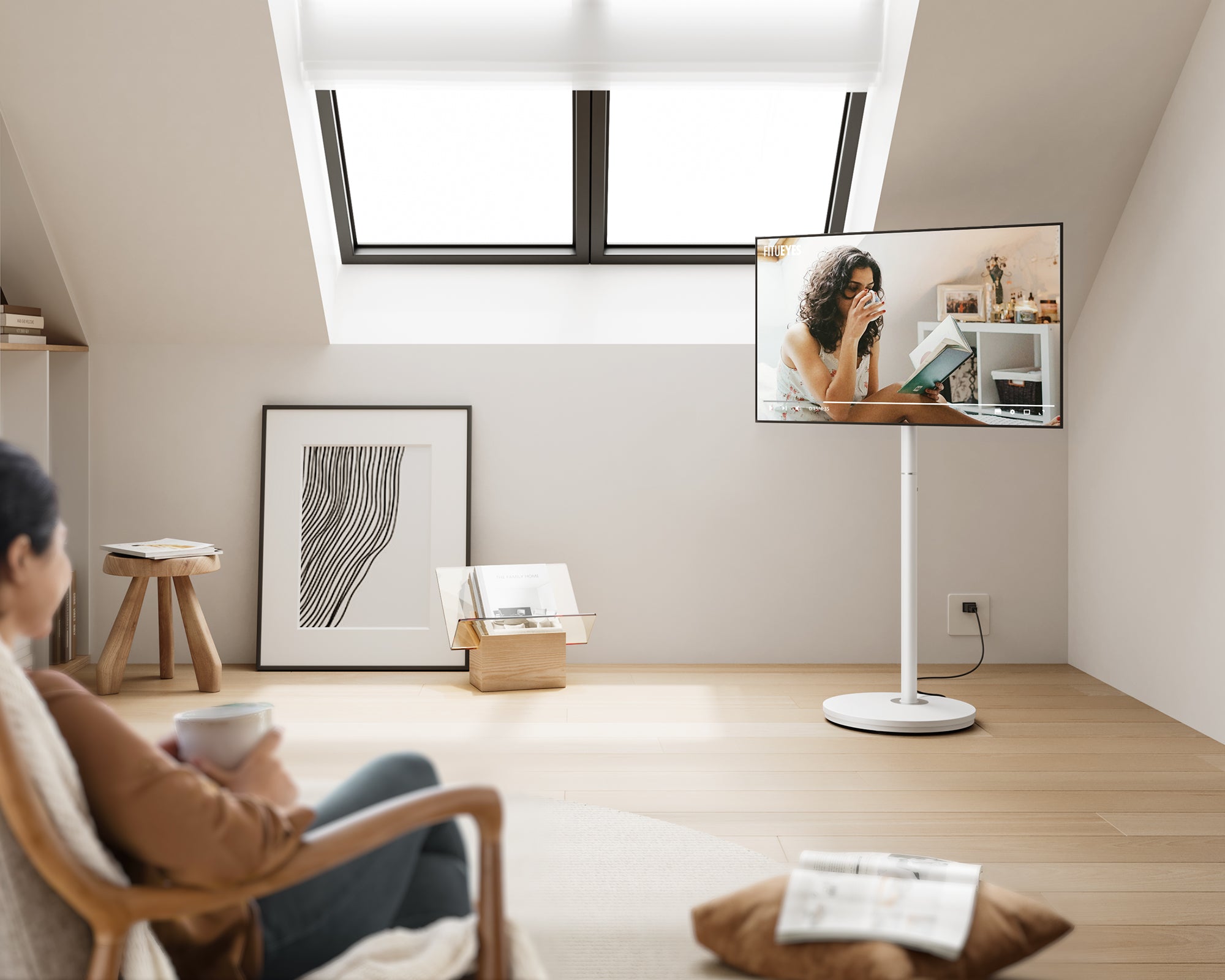Master V2 FT48 TV-standaard met wielen