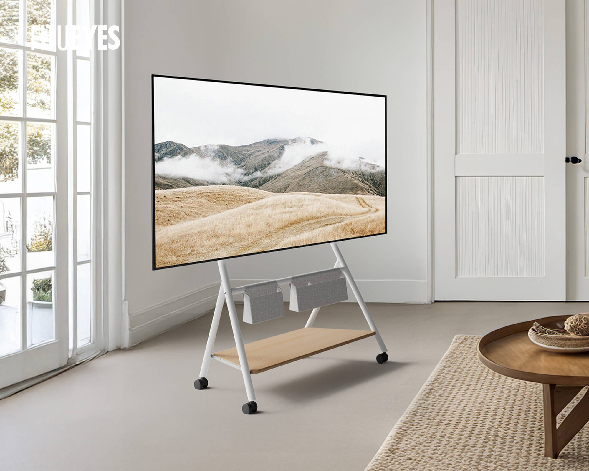 Collector TC88 Floor TV Stand with Wheels