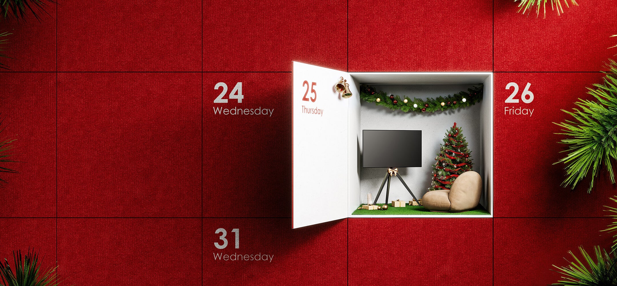 FITUEYES Weihnachts-TV-Ständer