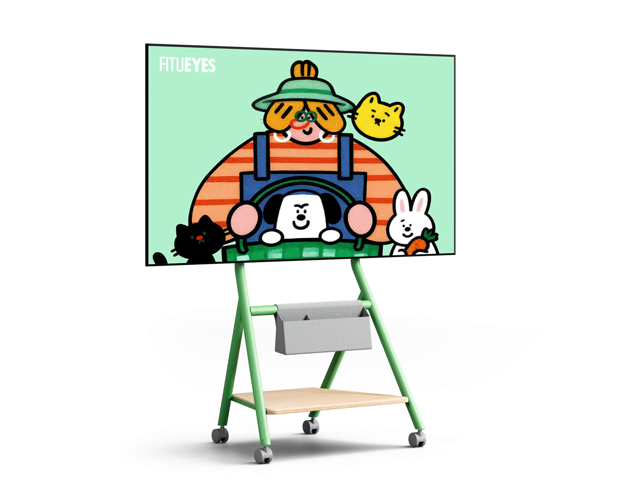 Collector TC65 TV-Ständer mit Rollen