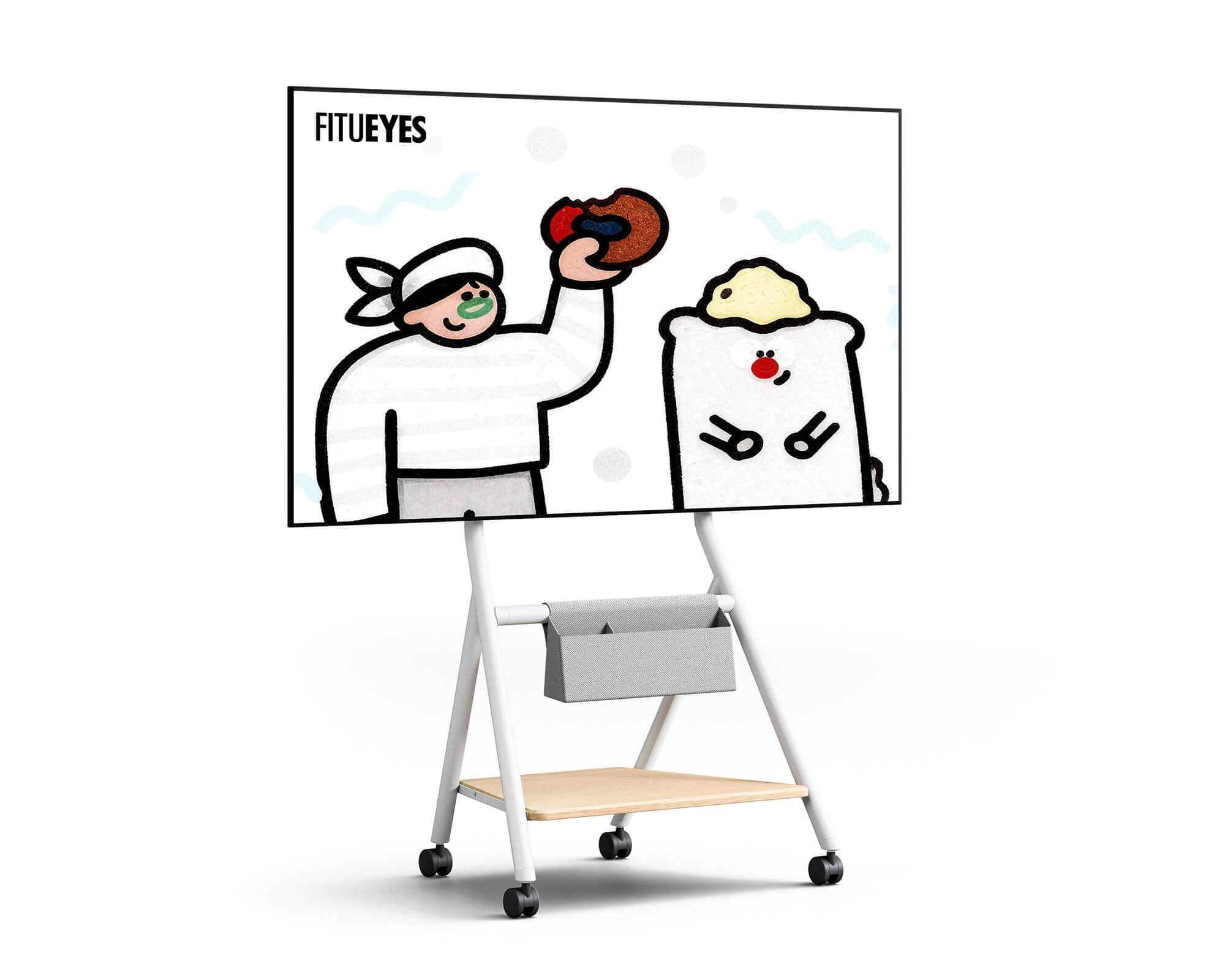 Collector TC65 TV-standaard met wielen