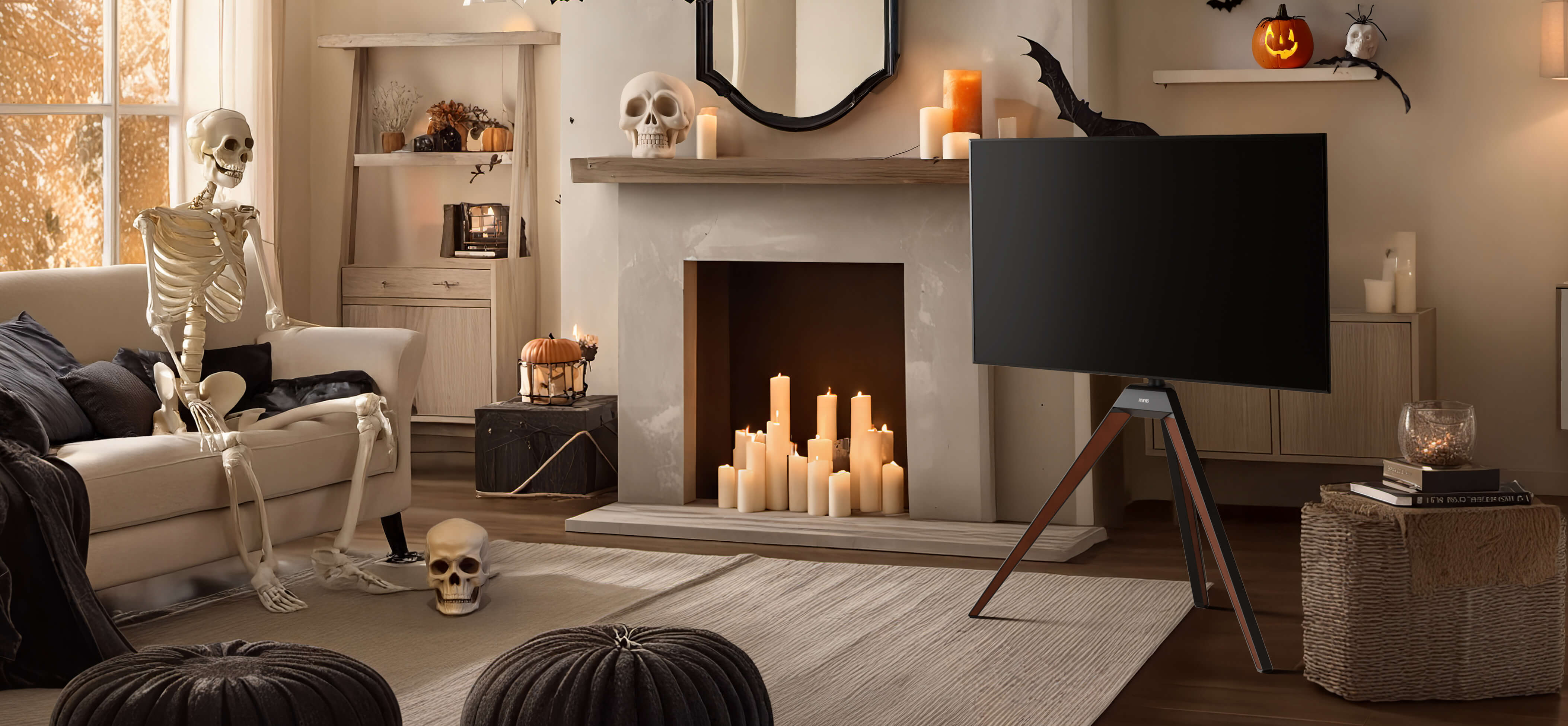 Picasso Walnut TV Stanfuß