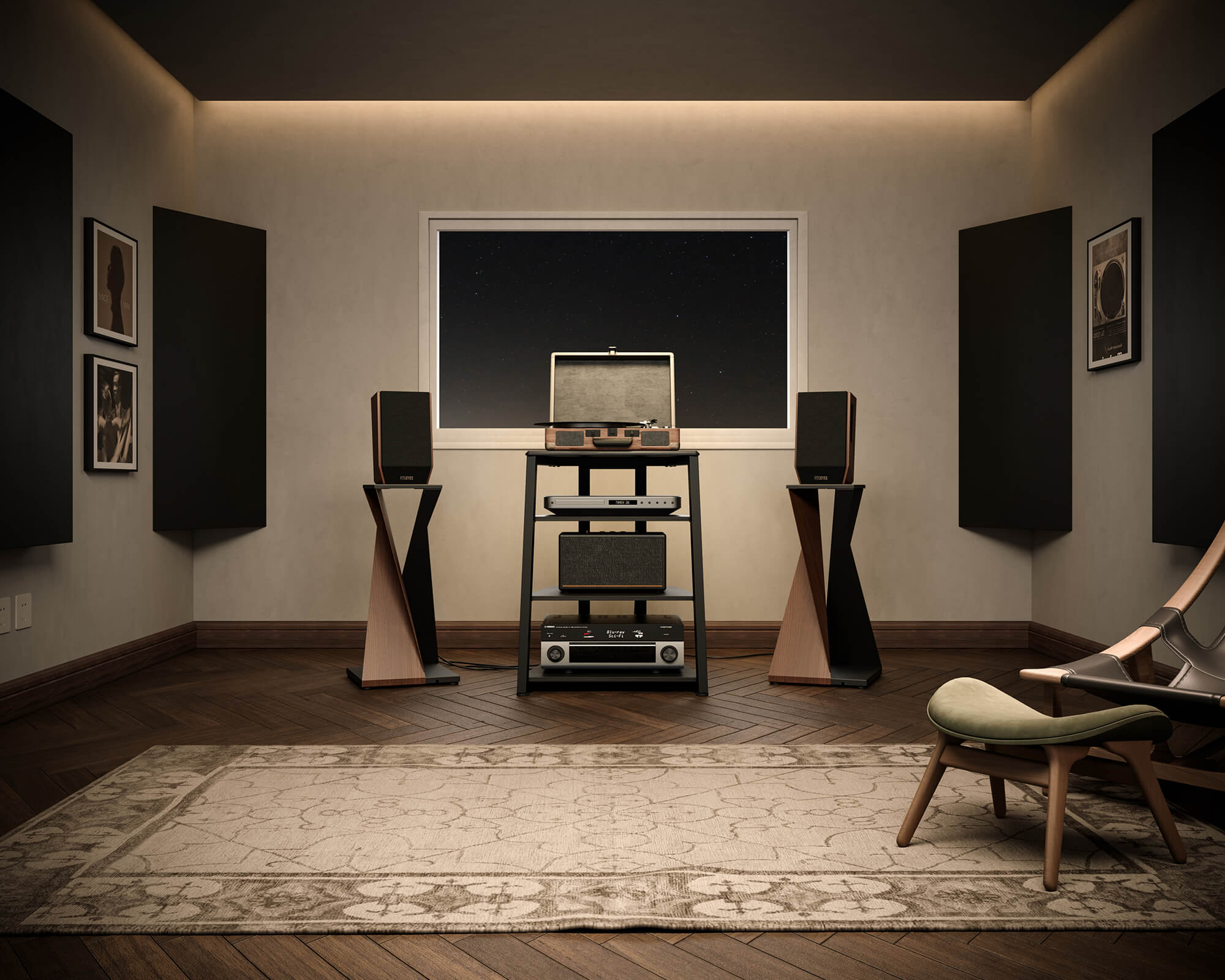 Eiffel AS07 HIFI Rack