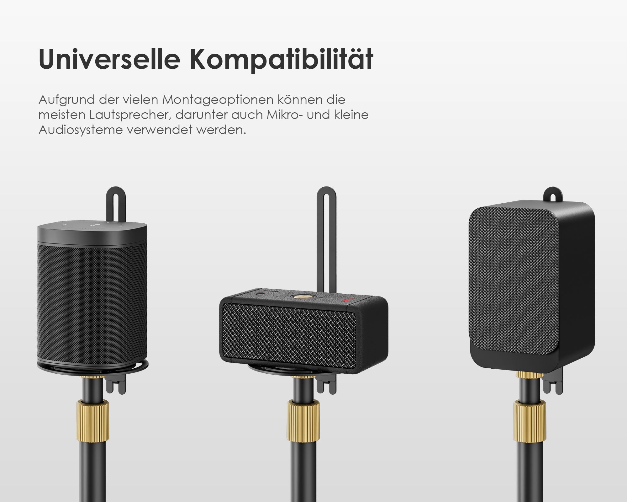 Ständer für eine breite Auswahl an Audio