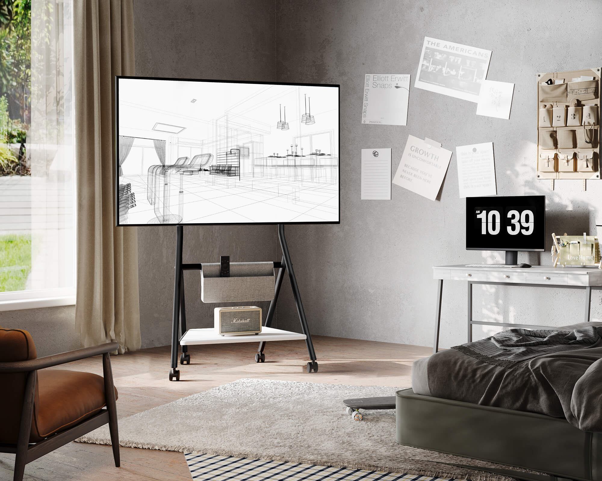 Collector TC65 Soporte para TV con Ruedas