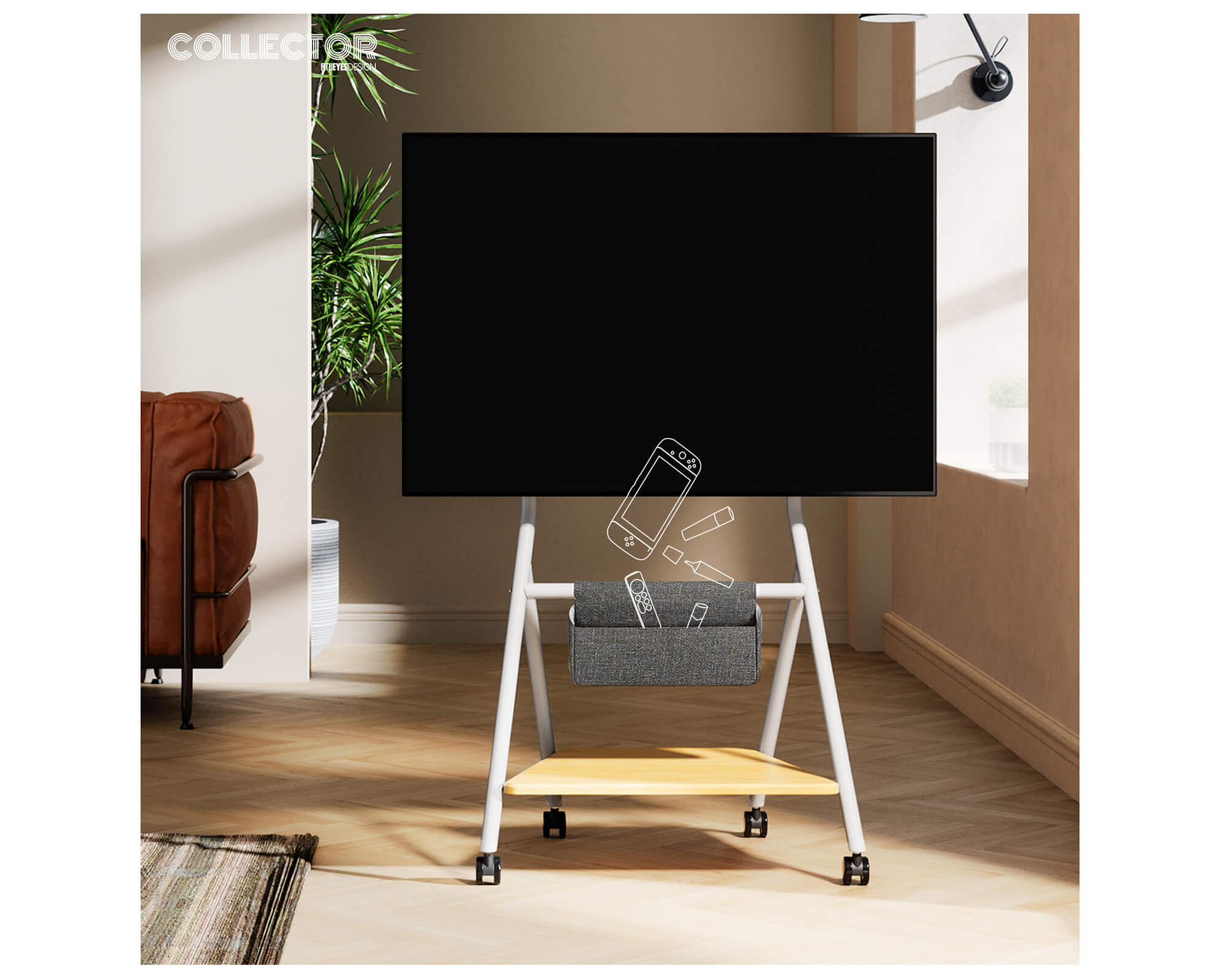 Collector TC65 Soporte para TV con Ruedas