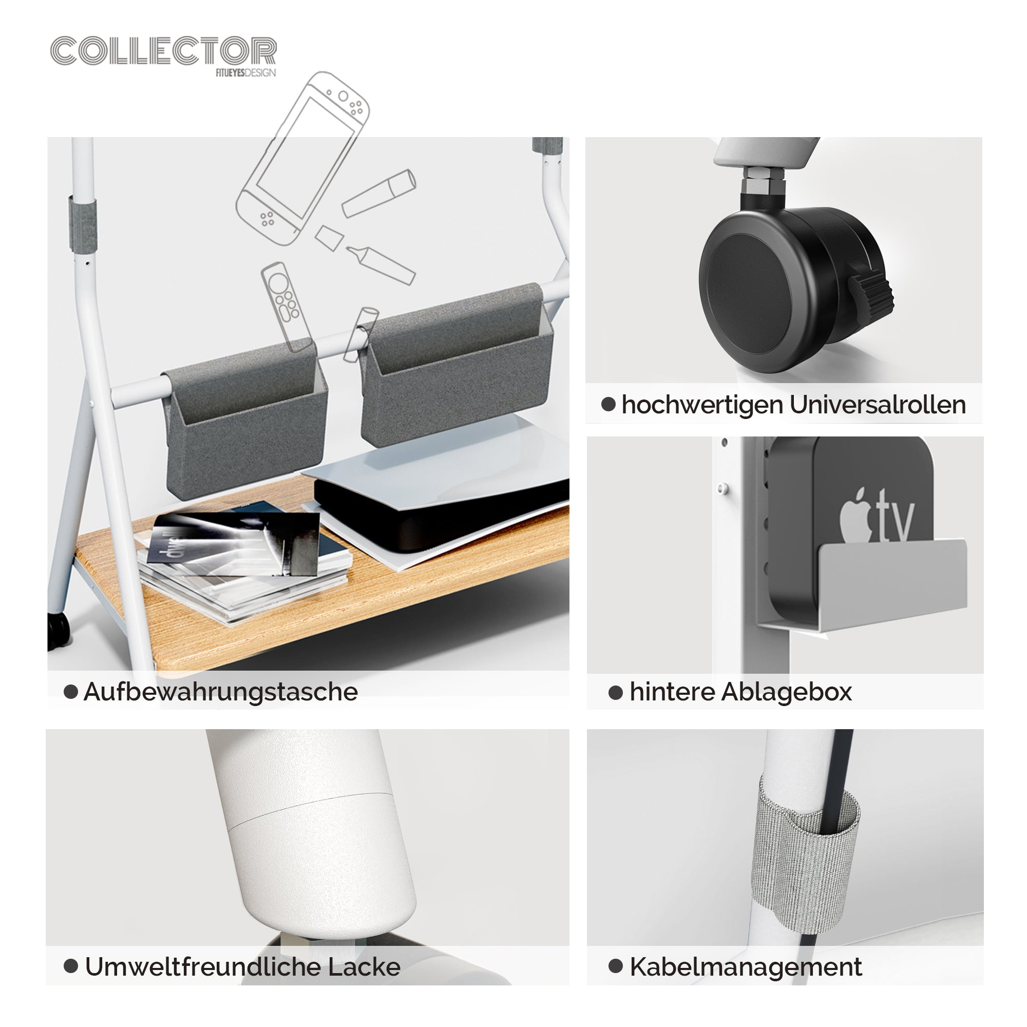Collector TC78 Soporte para TV con Ruedas