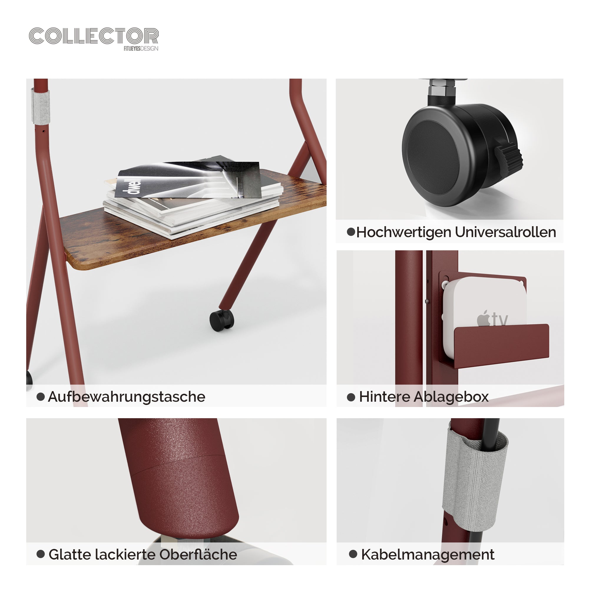 Collector TC78 Soporte para TV con Ruedas